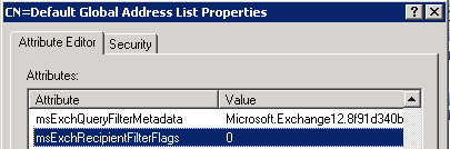 Exchange Best Practices Analyzer Reports Default Global Address List Missing