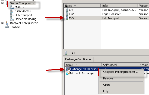 How to Issue a SAN Certificate to Exchange Server 2010 from a Private Certificate Authority