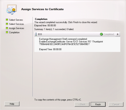 How to Assign an SSL Certificate to Exchange Server 2010 Services