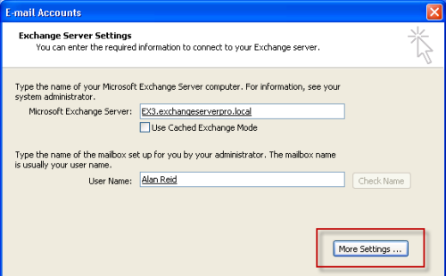 Outlook 2003 and Exchange Server 2010 RPC Encryption