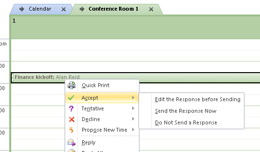 Delegate Management of Room Mailbox Bookings in Exchange Server 2010