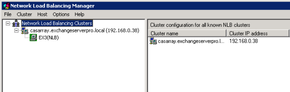 Exchange 2010 Client Access server configured with NLB