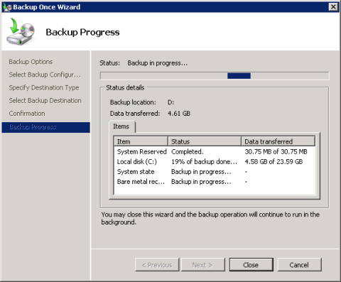 Exchange 2010 Client Access server full system backup Exchange 2010 Client Access server full system backup