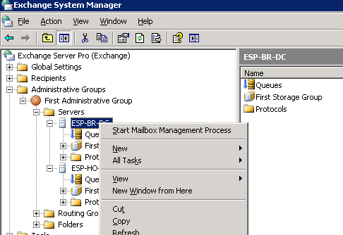 Modifying the Security Permissions on an Exchange Server Modifying the Security Permissions on an Exchange Server