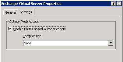 Enabling Forms-Based Authentication for Exchange 2003