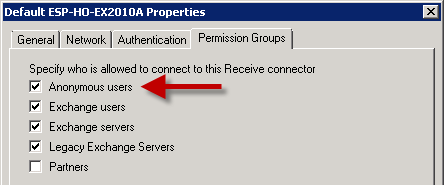 Resolving Anonymous Mail to the GAL with Exchange Server 2010