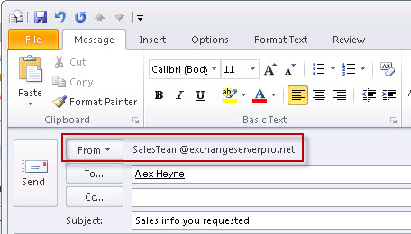 Exchange 2010: How to Grant Send on Behalf Permissions for a Distribution Group