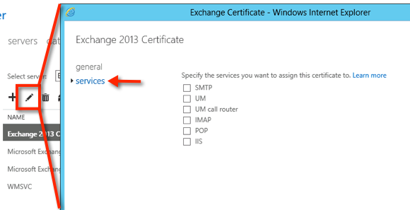 How to Assign an SSL Certificate to Services in Exchange Server 2013