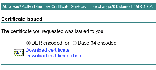 How to Issue an SSL Certificate for Exchange Server 2013 from a Private Certificate Authority