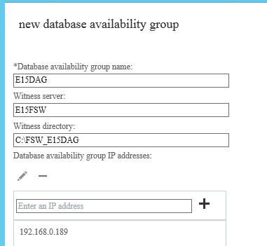Installing an Exchange Server 2013 Database Availability Group