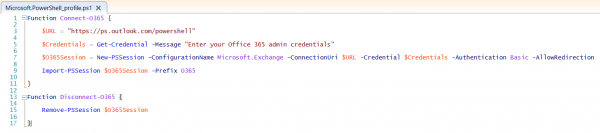 connect-office-365-powershell-profile-function