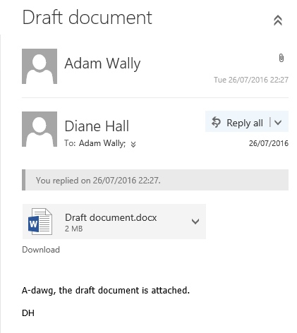 Changing the OWA Reply All Default Setting to Reply