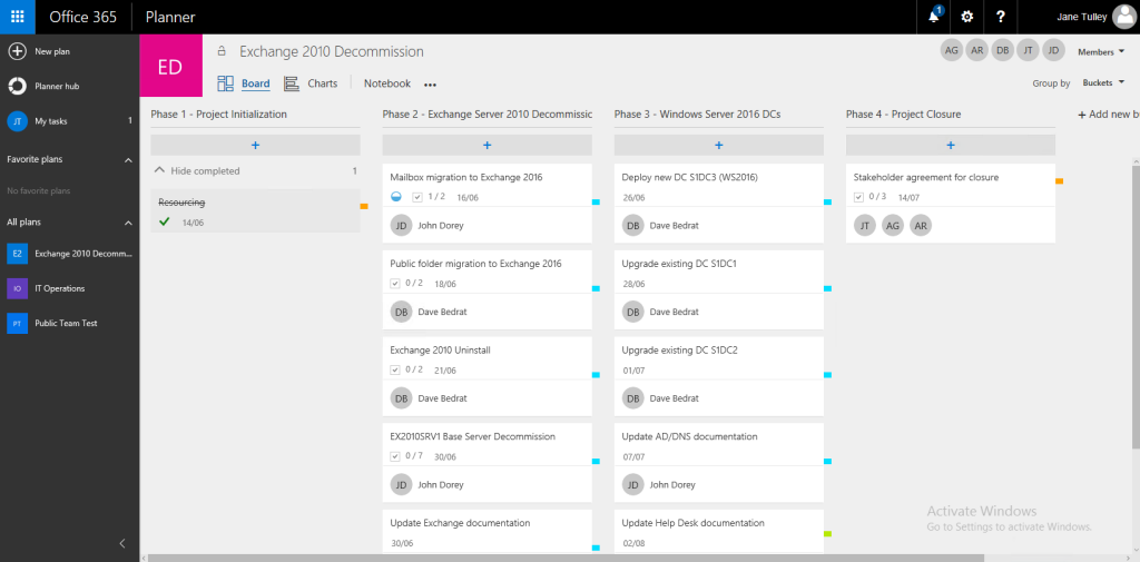 Managing Projects with Office 365 Groups, Planner, and Teams