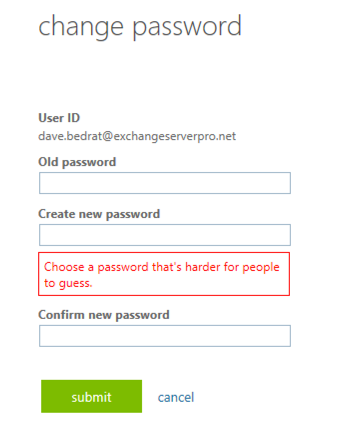 Microsoft Recommending Non-Expiring Passwords to Office 365 Customers