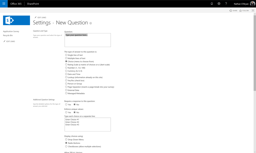 Creating Surveys in Office 365: Microsoft Forms vs. SharePoint Survey App