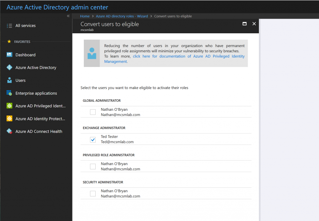 Securing Administrator Access with Privileged Identity Management for Azure Active Directory