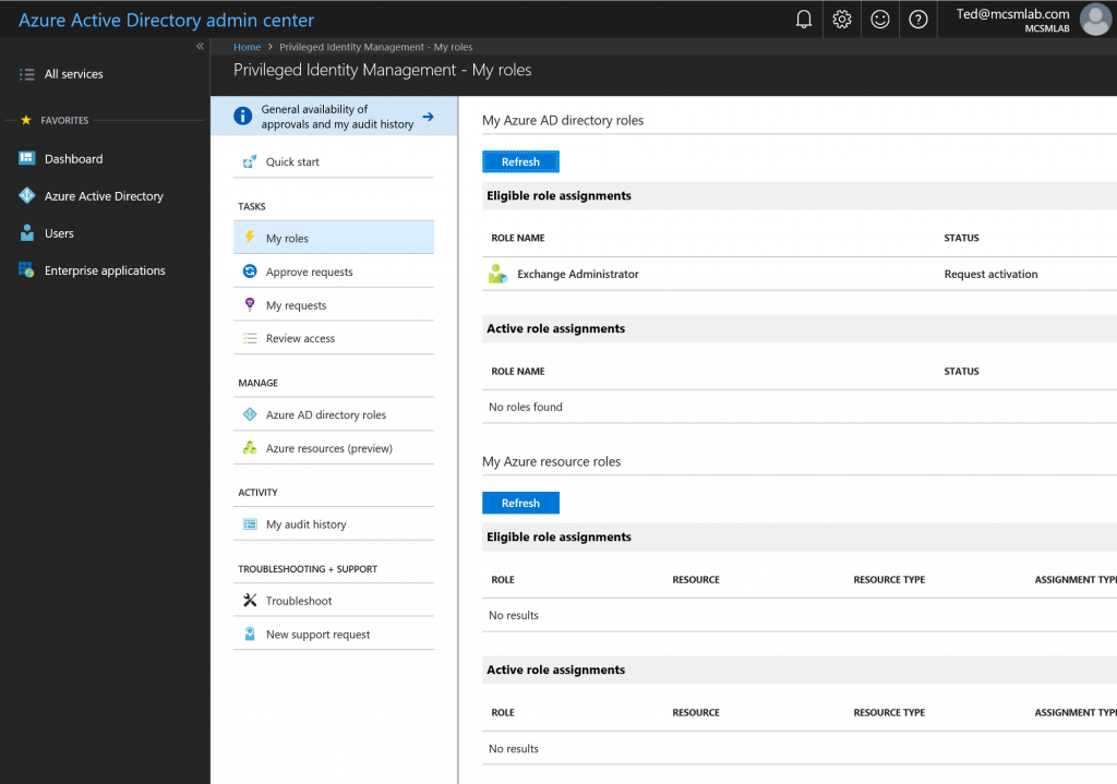 Securing Administrator Access with Privileged Identity Management for Azure Active Directory