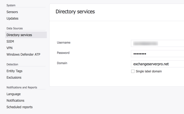 Azure ATP service account configuration