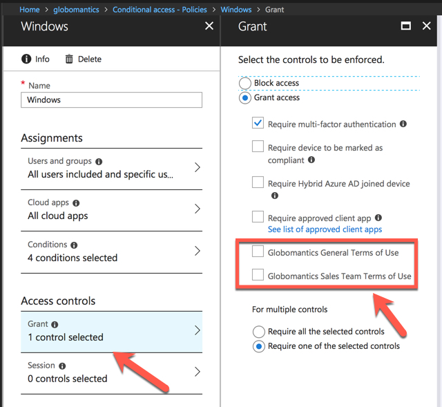 Configuring Terms of Use for User Logins to Office 365 and Azure Active Directory