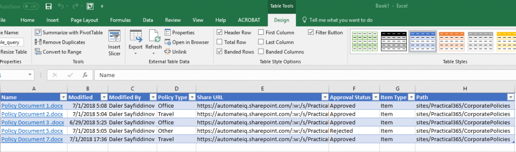Using SharePoint Libraries