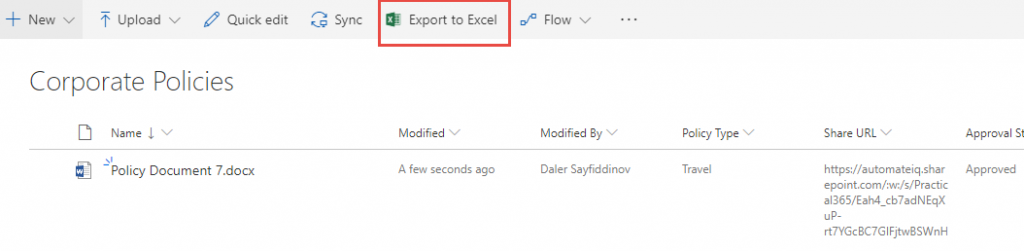 Using SharePoint Libraries