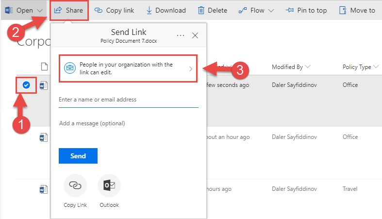 Using SharePoint Libraries