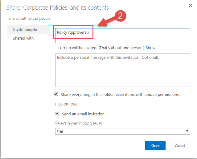 Using SharePoint Libraries