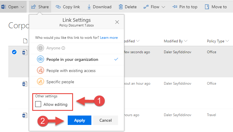 Using SharePoint Online Document Libraries as a Document Management System