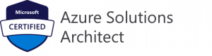 Picture of Azure Solutions Architect logo. 