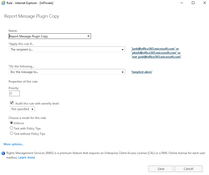 How to report on suspicious emails in Office 365 &#8211; Part Two