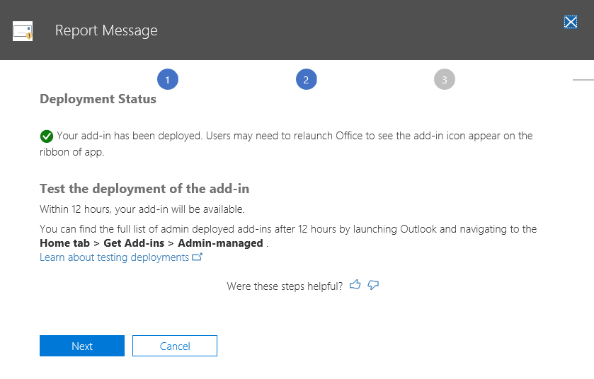 How to report on suspicious emails in Office 365 – Part Two