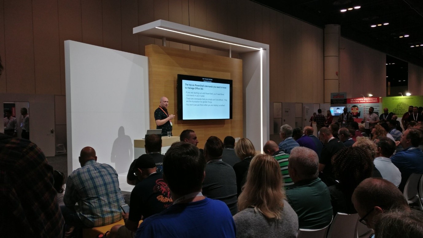 Steve Goodman at Ignite discussing PowerShell