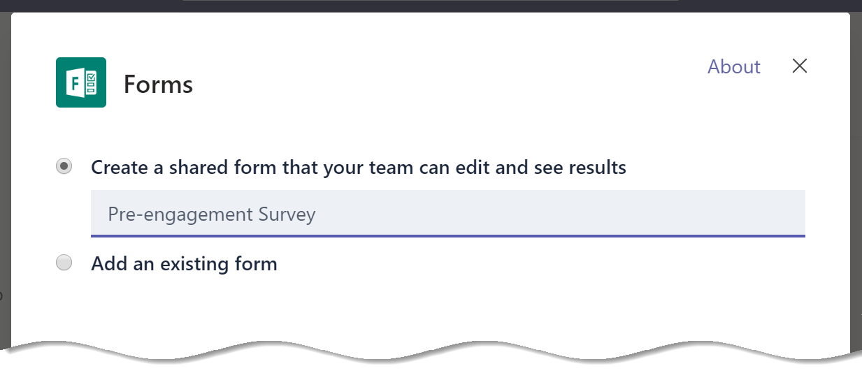 Name your Microsoft Forms