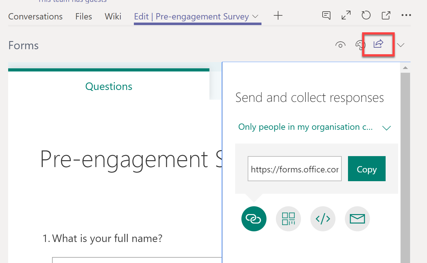 Use Microsoft Forms in Teams to work together managing anonymous surveys |  Practical365