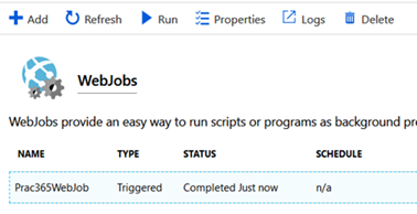 Azure Web Jobs