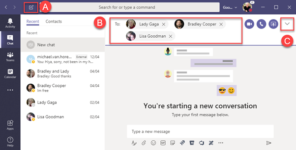Create a group chat