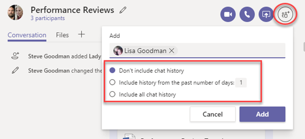 New Functionality for Group Chats in Teams