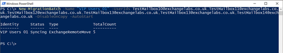 Powershell command