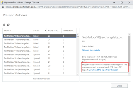 Migration batch users
