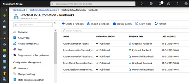 Runbooks