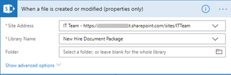 when a file is created or modified