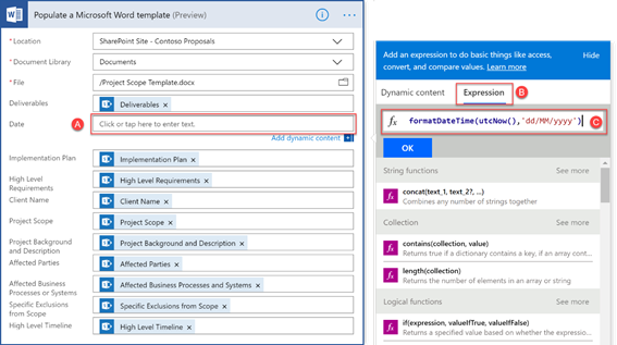Automating document creation and approvals with Teams and Microsoft Flow – Part Three