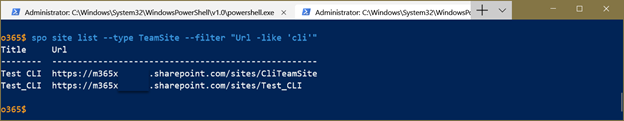 The Office 365 CLI: a new administration paradigm