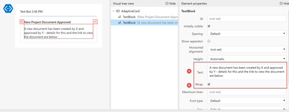 TextBlock for descriptive text