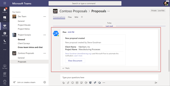 Creating Adaptive Cards in Microsoft Teams