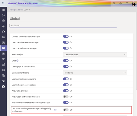 Deciding whether to enable Priority Notifications in Microsoft Teams