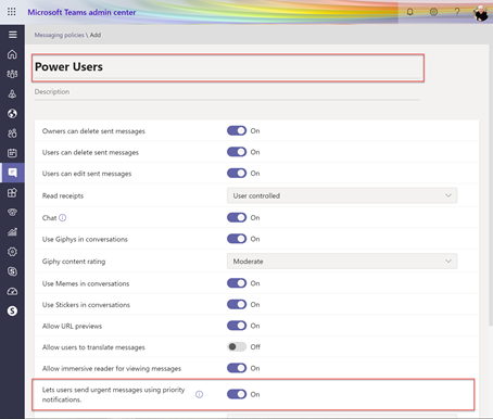 Deciding whether to enable Priority Notifications in Microsoft Teams