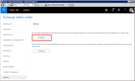 Exchange Admin Center
