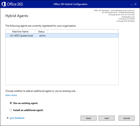 Overcoming problems performing a Hybrid Configuration on Exchange 2010 servers