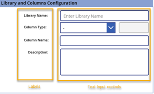 Library and columns configuration